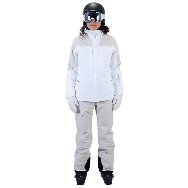W Saulire 2L Insulated Stretch Jkt White - Image 3