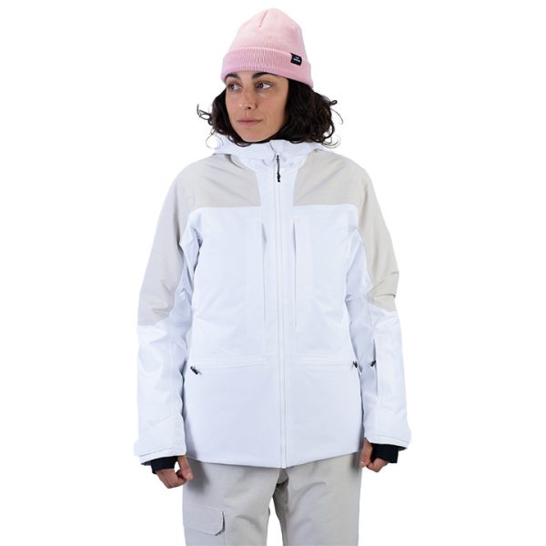 W Saulire 2L Insulated Stretch Jkt White - Image 4