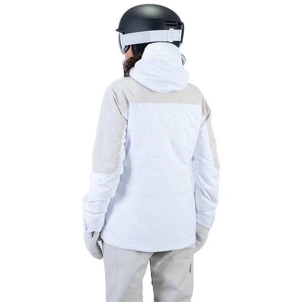 W Saulire 2L Insulated Stretch Jkt White - Image 6