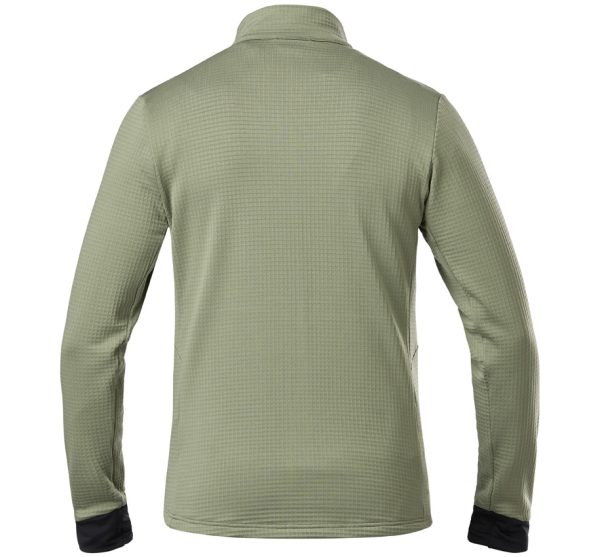 M Thorens Polartec Powergrid Fleece Khaki - Image 2