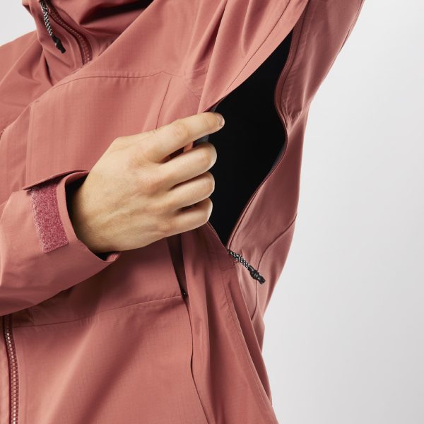 W Mist Jkt Khaki - Image 7