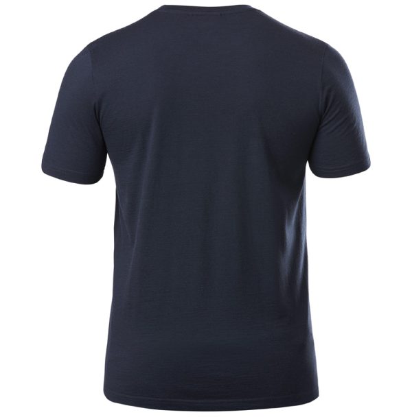 M Merino Path Tech Tee Navy - Image 2